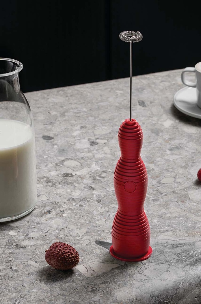 Кухня и бар Пенообразувател за мляко Alessi Pulcina MDL11.R червен