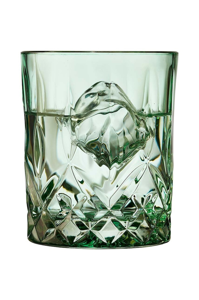 Bucătărie și bar Lyngby Glas Pahar de whisky 320 ml 4-pack 27730 verde