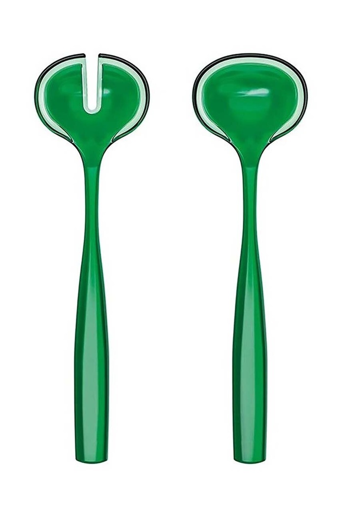 Guzzini łyżki sałatkowe Dolcevita 2-pack zielony 29730169