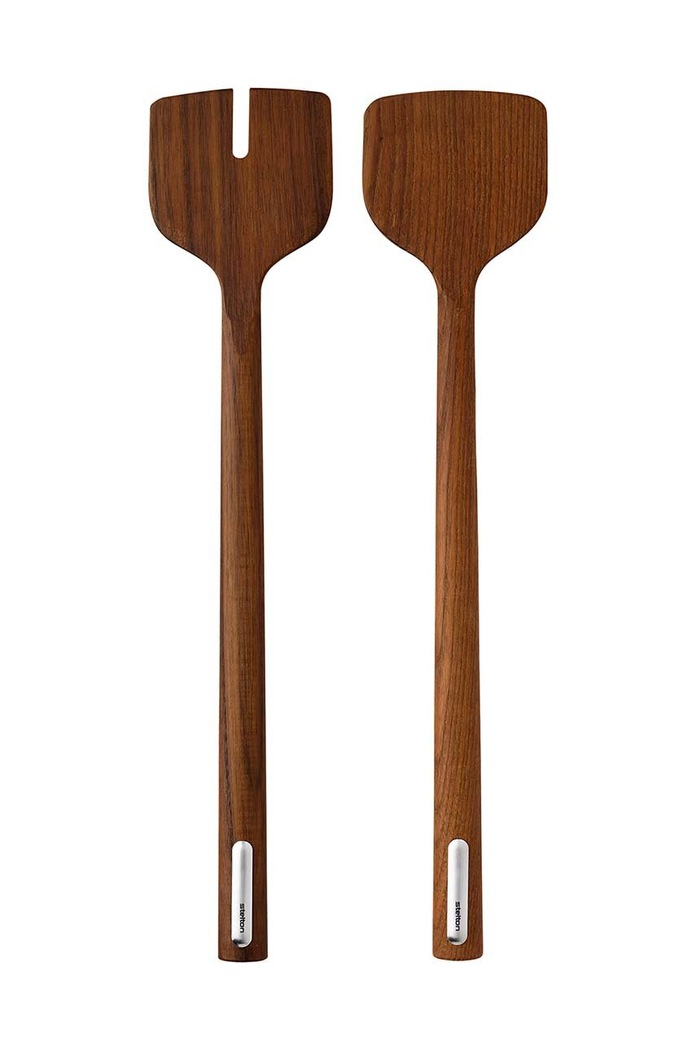 Salátové lžíce Stelton Hoop 2-pack hnědá 623