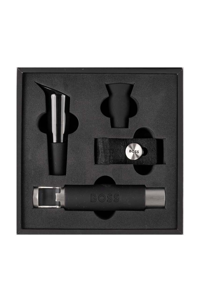 Hugo Boss borkészlet Iconic 4 db HAV321A fekete AA00
