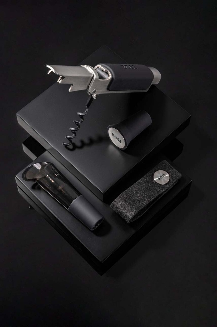 Hugo Boss borkészlet Iconic 4 db fekete HAV321A