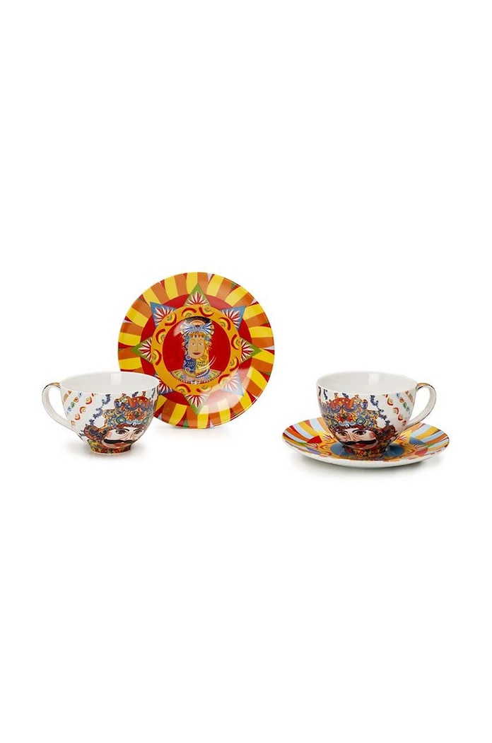 Σετ φλιτζάνια και πιατάκια Palais Royal 2-pack πολύχρωμο 37129.