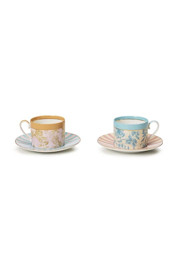 Sada šálok a podšálok Palais Royal 16 cm 2-pak viacfarebná 37565