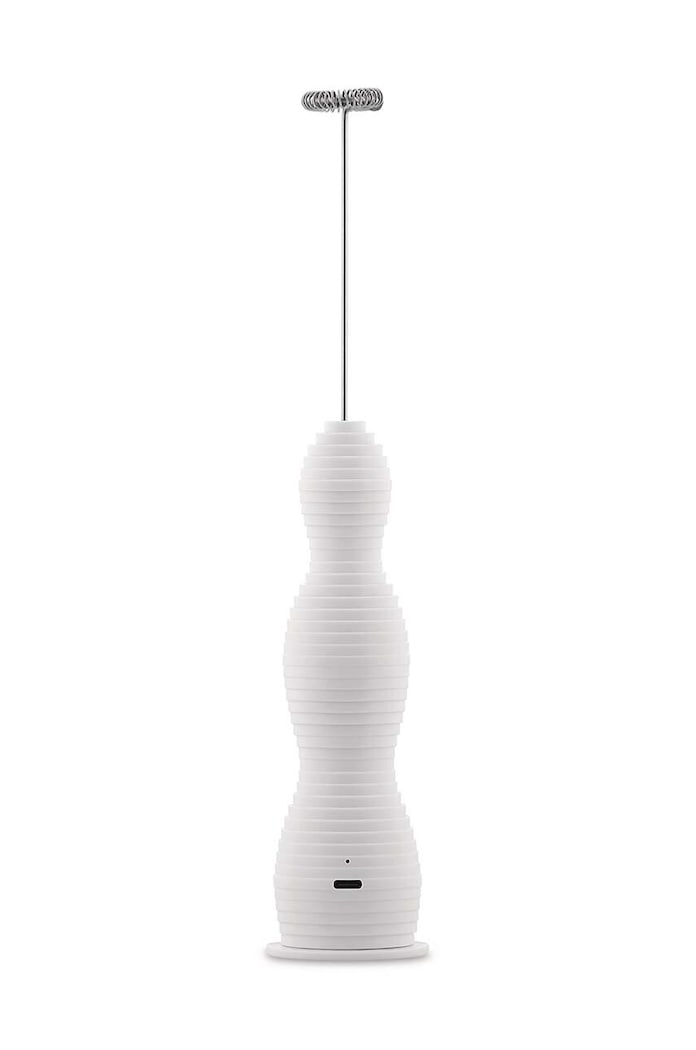 Пенообразувател за мляко Alessi Pulcina бял MDL11.W
