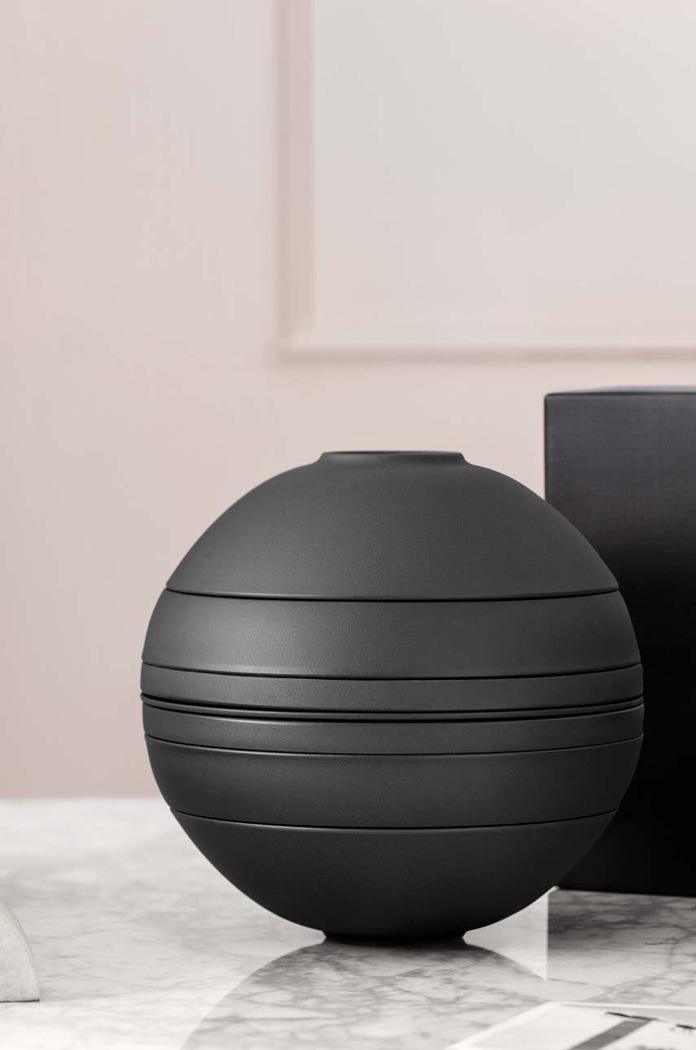 Kuchnia i bar Villeroy & Boch zestaw obiadowy dla 2 os. La Boule 7-pack 1016659094 czarny