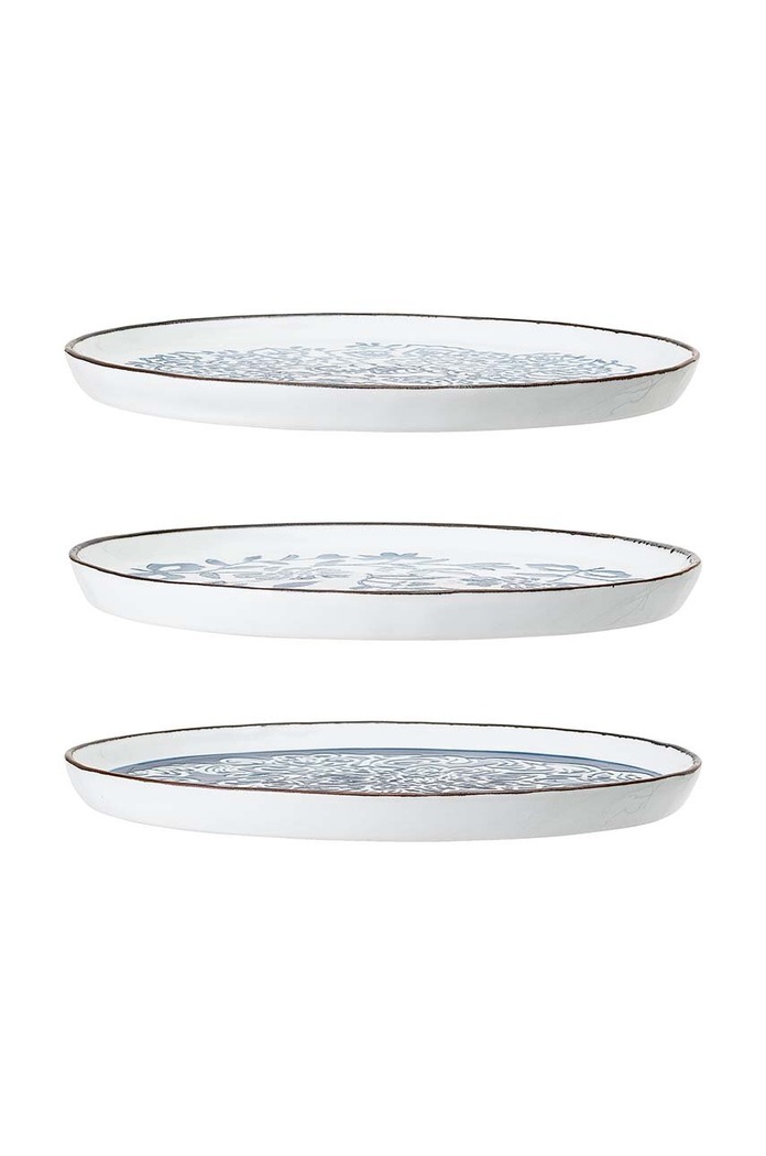 Bloomingville zestaw talerzy 3-pack 82045641 multicolor AA00
