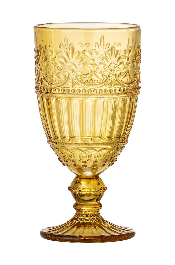 Ποτήρι κρασιού Bloomingville Feyza 325 ml κίτρινο 82060248