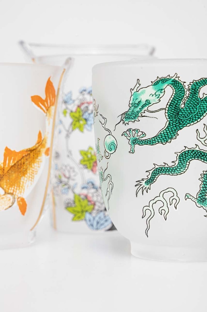 Seletti set de pahare Hybrid-Aglaura 3-pack 09734 multicolor
