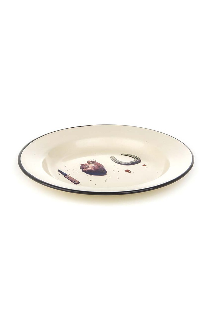 Seletti farfurie plată I love U 26 cm 16837 multicolor AA00