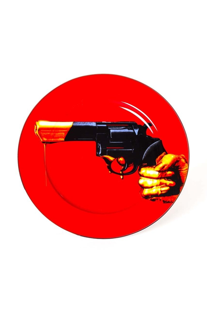 Seletti Farfurie plată Revolver 27 cm multicolor 16917