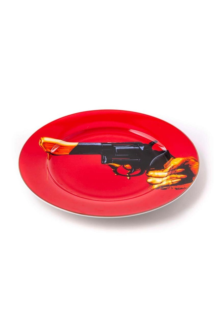 Seletti Farfurie plată Revolver 27 cm 16917 multicolor AA00