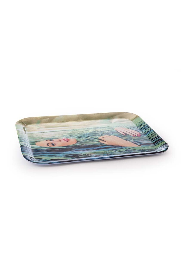 Seletti dekoratív tálca Seagirl 19031 többszínű AA00