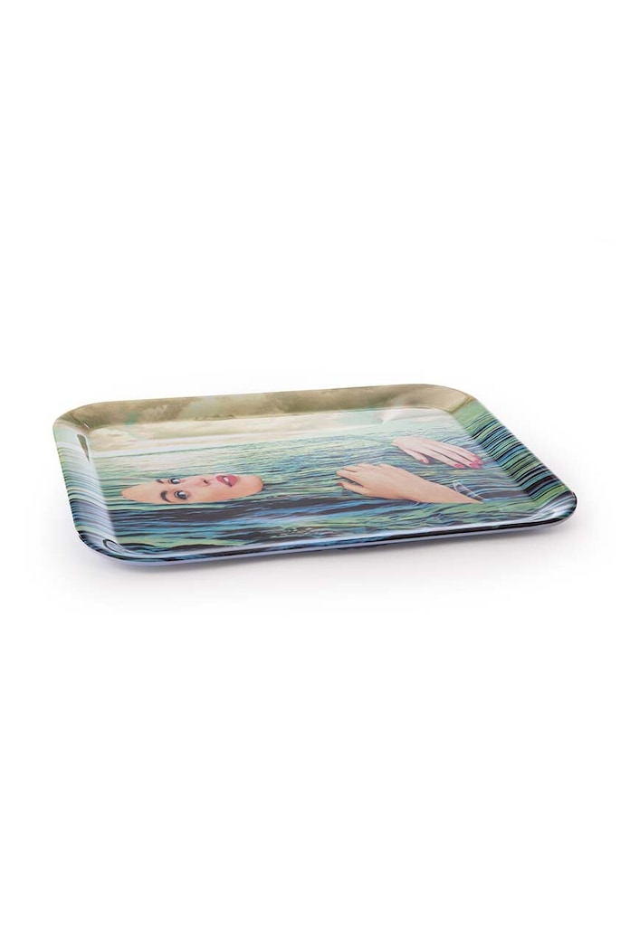 Seletti dekoratív tálca Seagirl 19031 többszínű AA00