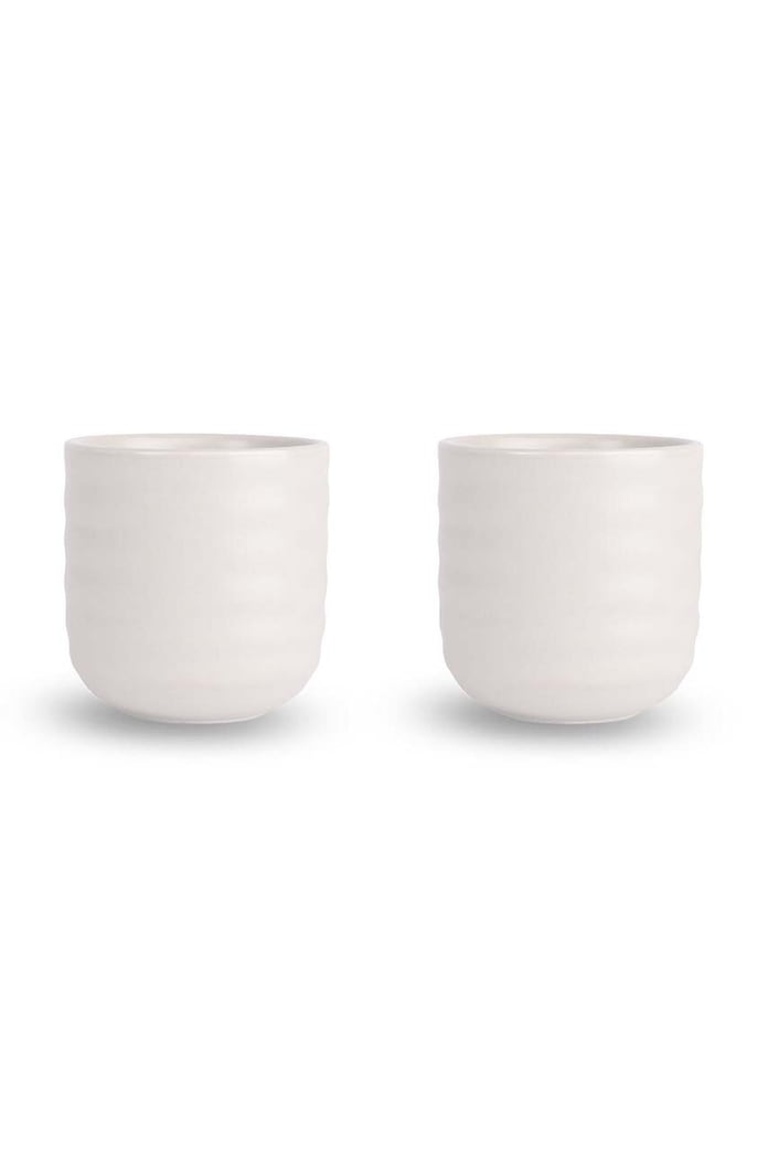 Sagaform set căni Ellen 180 ml 2-pack alb 5018344
