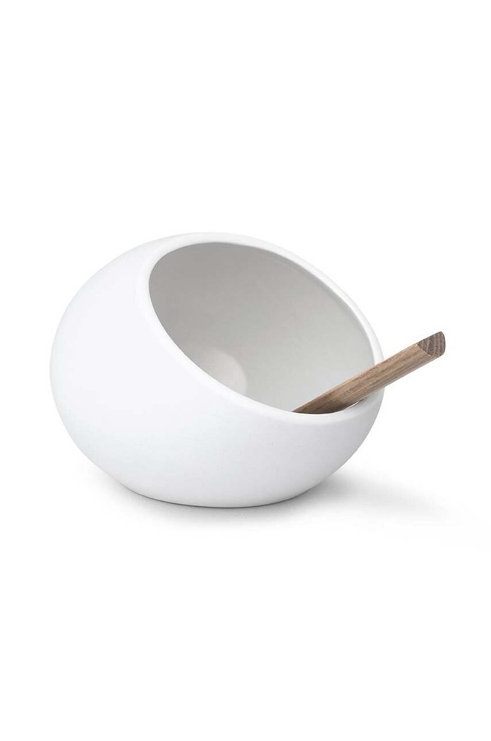Nádoba na sůl se lžičkou Rosendahl Salt Cellar bílá 20494