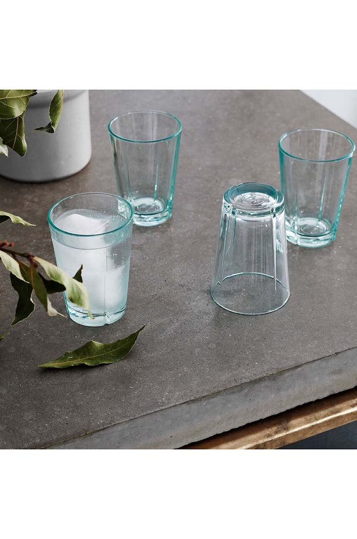 Rosendahl set bicchieri Recycled Tumbler 220 ml pacco da 4 verde 25377