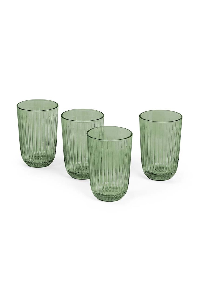Kähler zestaw szklanek Hammershoi 370 ml 4-pack zielony 693073
