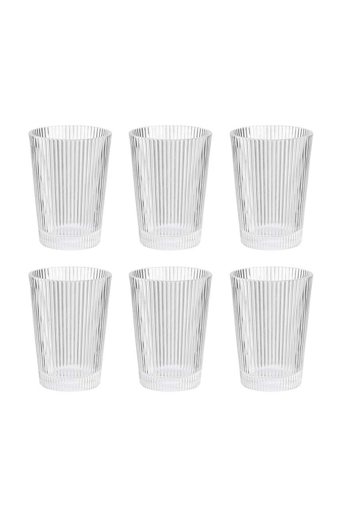 Stelton zestaw szklanek Pilastro 240 ml 6-pack transparentny x.502