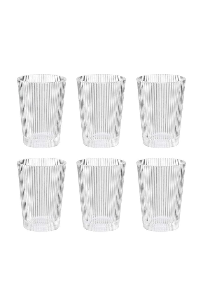 Stelton zestaw szklanek Pilastro 240 ml 6-pack transparentny x.502