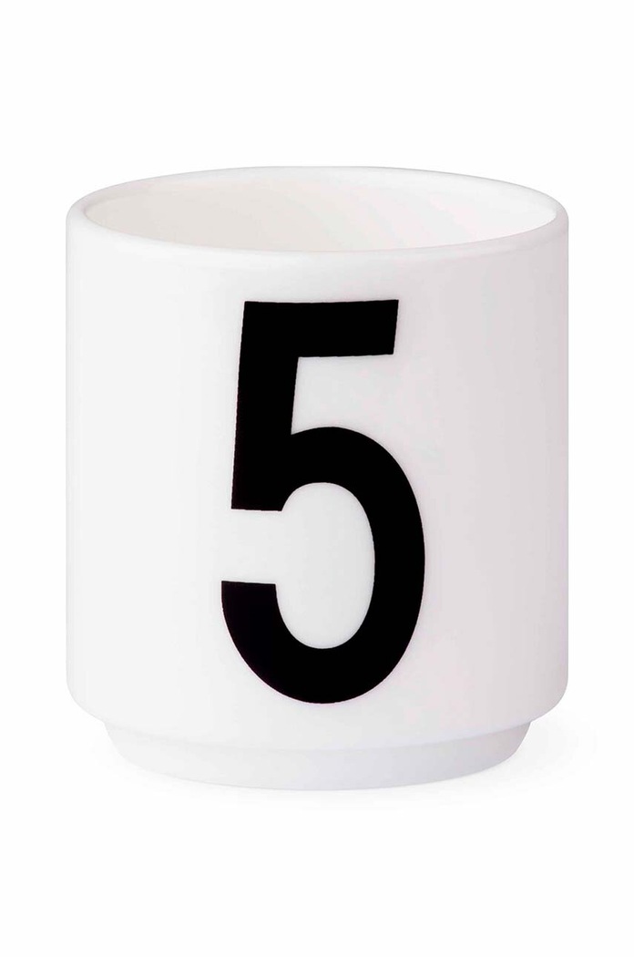 Design Letters set de cești Mini Cups 4-pack 10201300SET alb