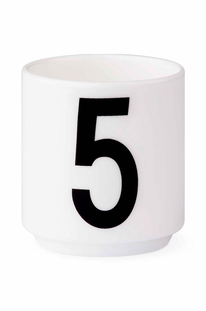 Design Letters set de cești Mini Cups 4-pack 10201300SET alb