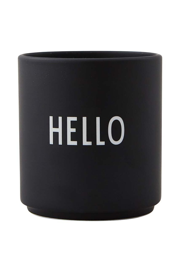 Design Letters cană Favourite 250 ml negru 10204100HELLO