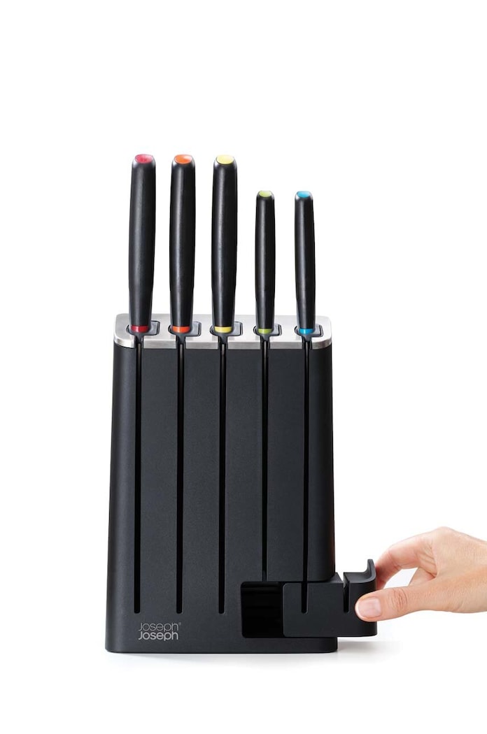 Joseph Joseph zestaw noży z organizerem Elevate SlimBlock 5-pack 10537 czarny AA00