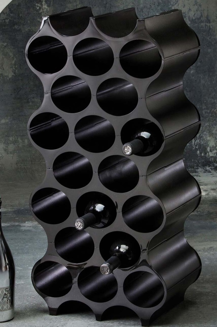 Koziol stojak na wino 3596526 czarny AA00