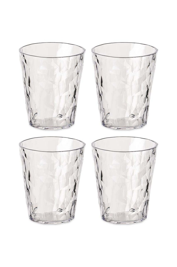 Sada pohárov Koziol Club No. 1 Superglas 4-pak priesvitná 4409535
