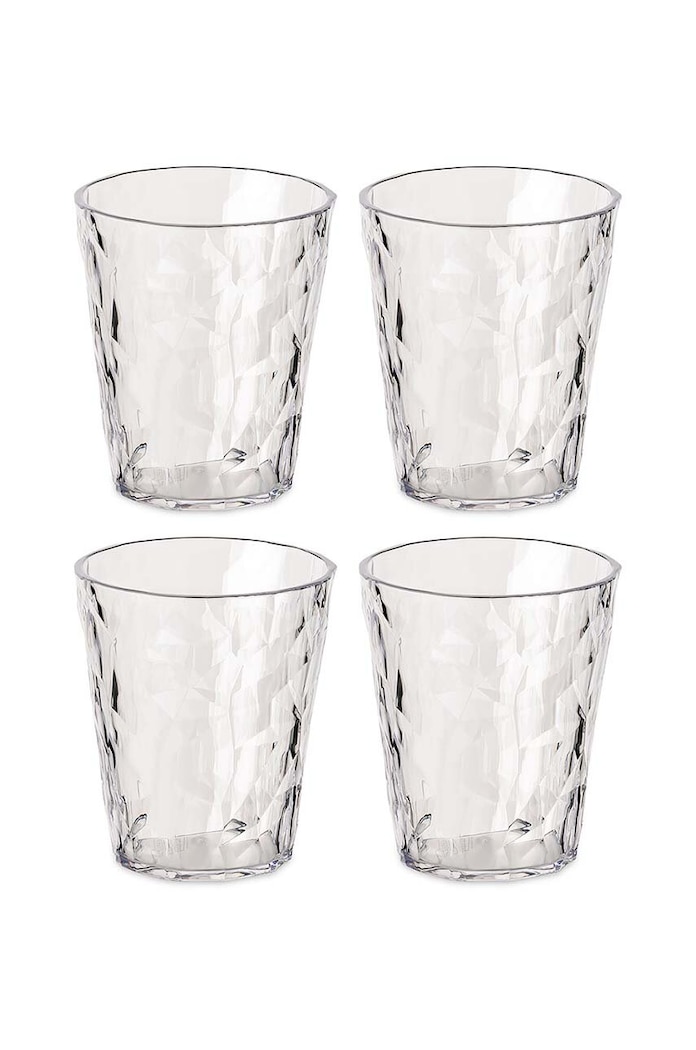Sada pohárov Koziol Club No. 1 Superglas 4-pak priesvitná 4409535