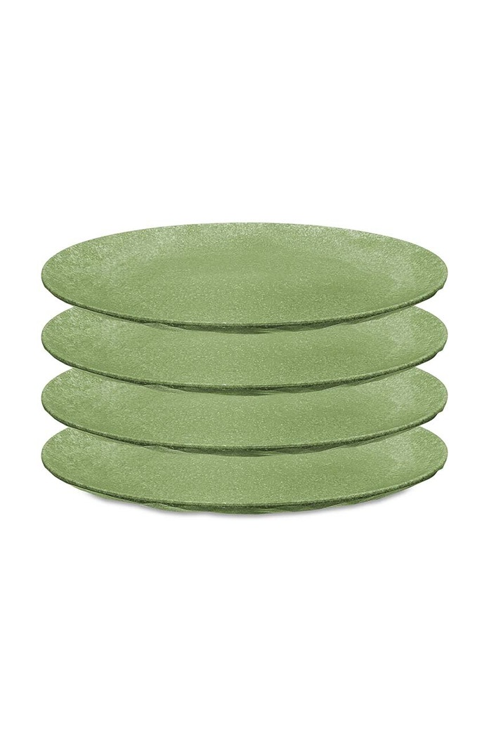 Komplet jedilnih krožnikov Koziol Club Organic Nature 26 cm 4-pack zelena 5005703