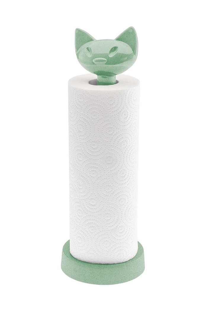 Stojan na papírové ručníky Koziol Miaou Organic Nature zelená 7225703