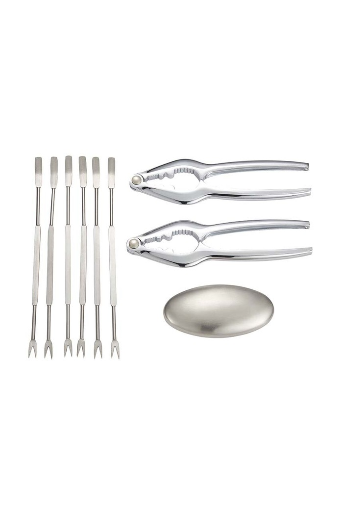 Komplet pribora za morske sadeže Dorre Skagen 9-pack siva 5.8544