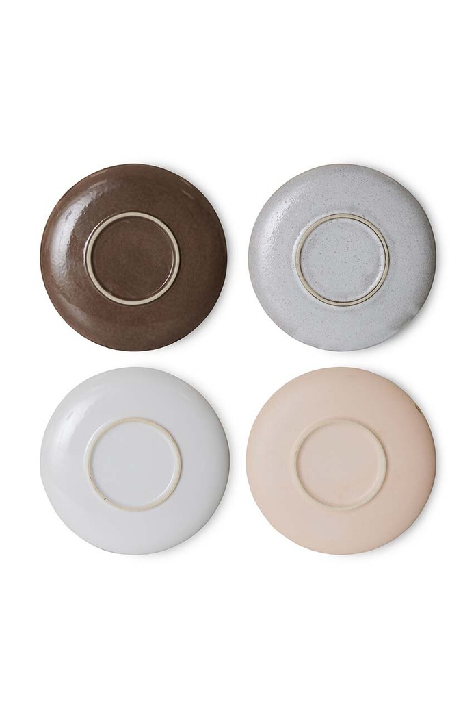 Hkliving zestaw talerzy deserowych 4-pack ACE7202 multicolor AA00