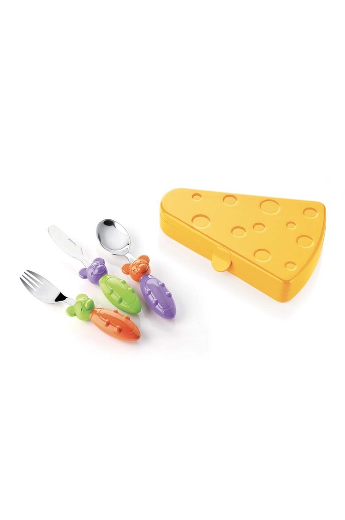 Σετ μαχαιροπήρουνων σε θήκη Guzzini Mini Cutlery Set 07510052 πολύχρωμο AA00