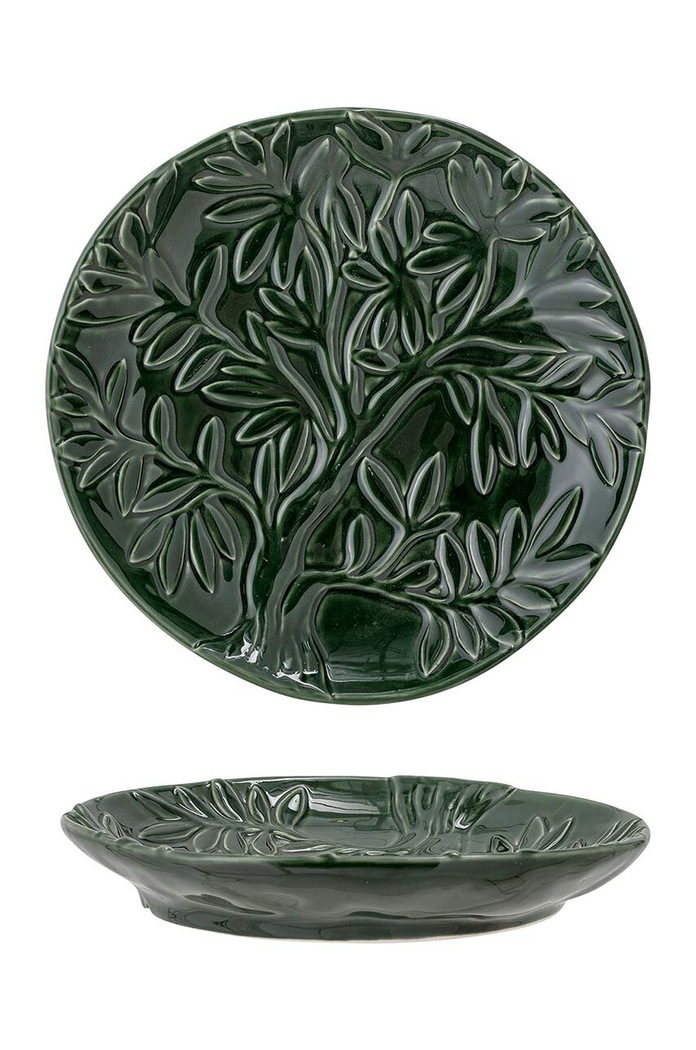 Kuchyňa a bar Dezertný tanier Bloomingville Savanna 19 cm 82051103 zelená