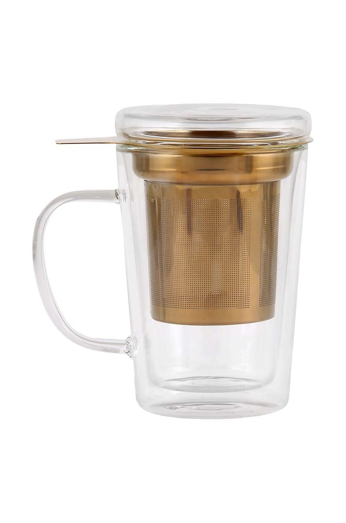 Vialli Design pohár szűrővel Amo 300 ml áttetsző 29378