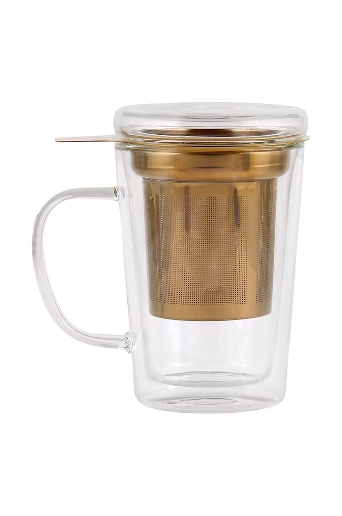 Vialli Design pohár szűrővel Amo 300 ml áttetsző 29378