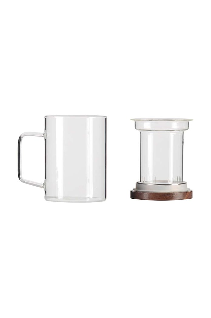 Kuchnia i bar Vialli Design szklanka z zaparzaczem Soho 350 ml 29354 transparentny