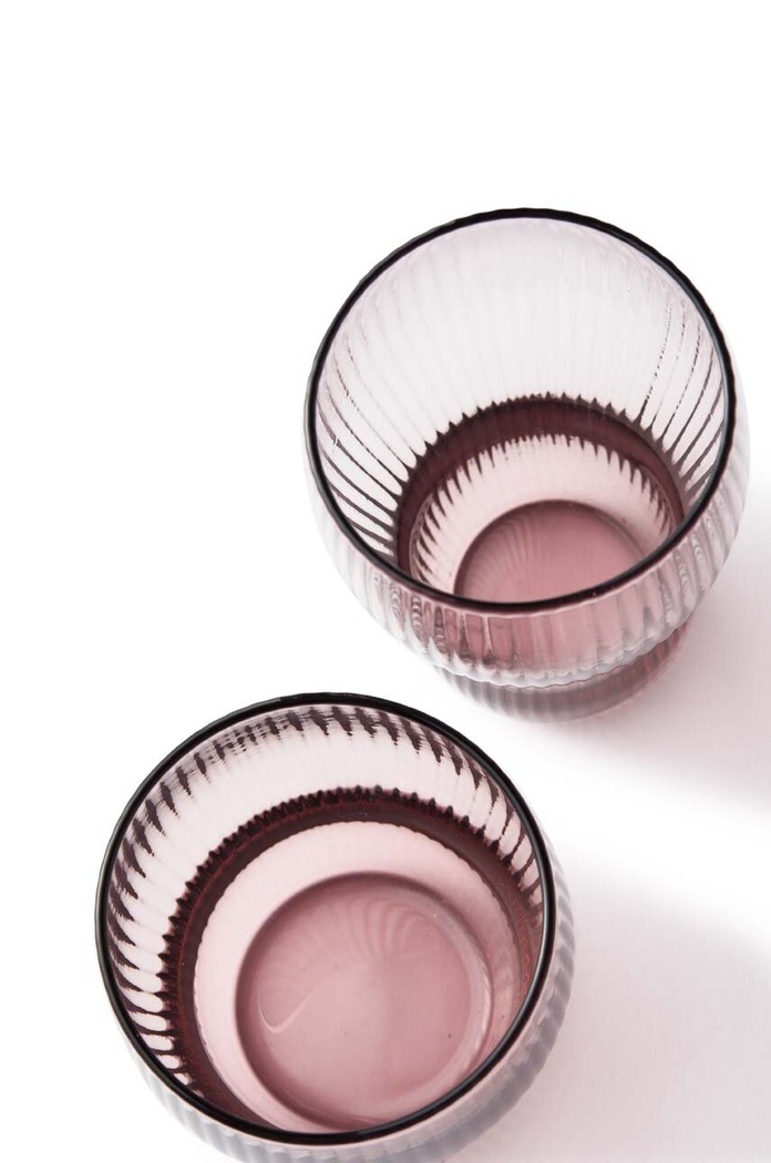 Pols Potten zestaw szklanek Pum Longdrinks 300 ml 2-pack 140.230.145 różowy AA00