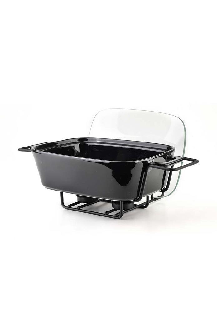 Cookini Vas din gresie cu capac si incalzitor Modern Kichen HTN3140.PROM negru AA00