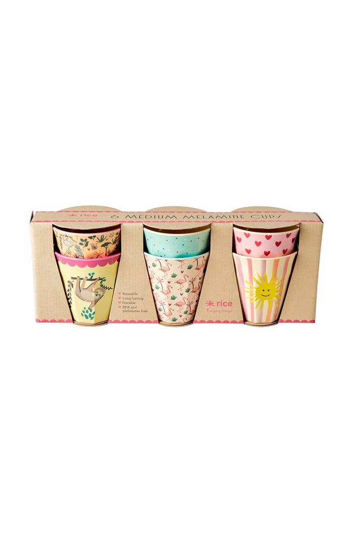 Rice zestaw kubków 6-pack multicolor MELCU.6ZFUNI