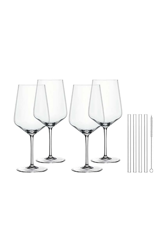 Sada kokteilových pohárov so slamkami Nachtmann Coctail Spritz 630 ml 4-pak priesvitná 105438