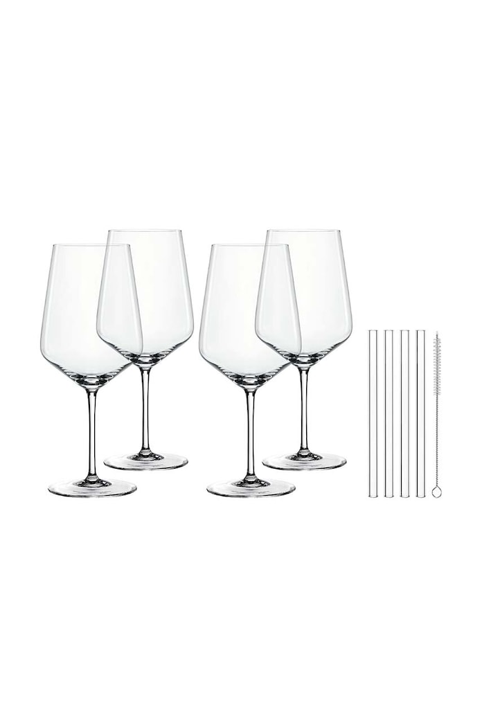 Nachtmann zestaw kieliszków do koktajli ze słomkami Coctail Spritz 630 ml 4-pack transparentny 105438