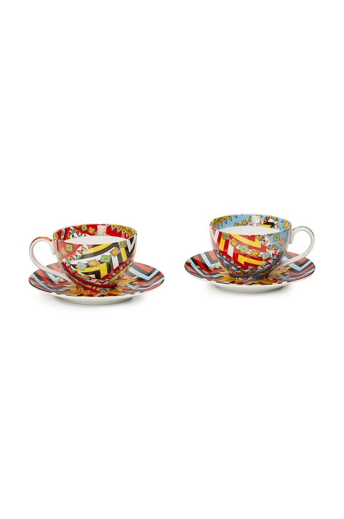 Palais Royal zestaw filiżanek ze spodkami 2-pack multicolor 1037130
