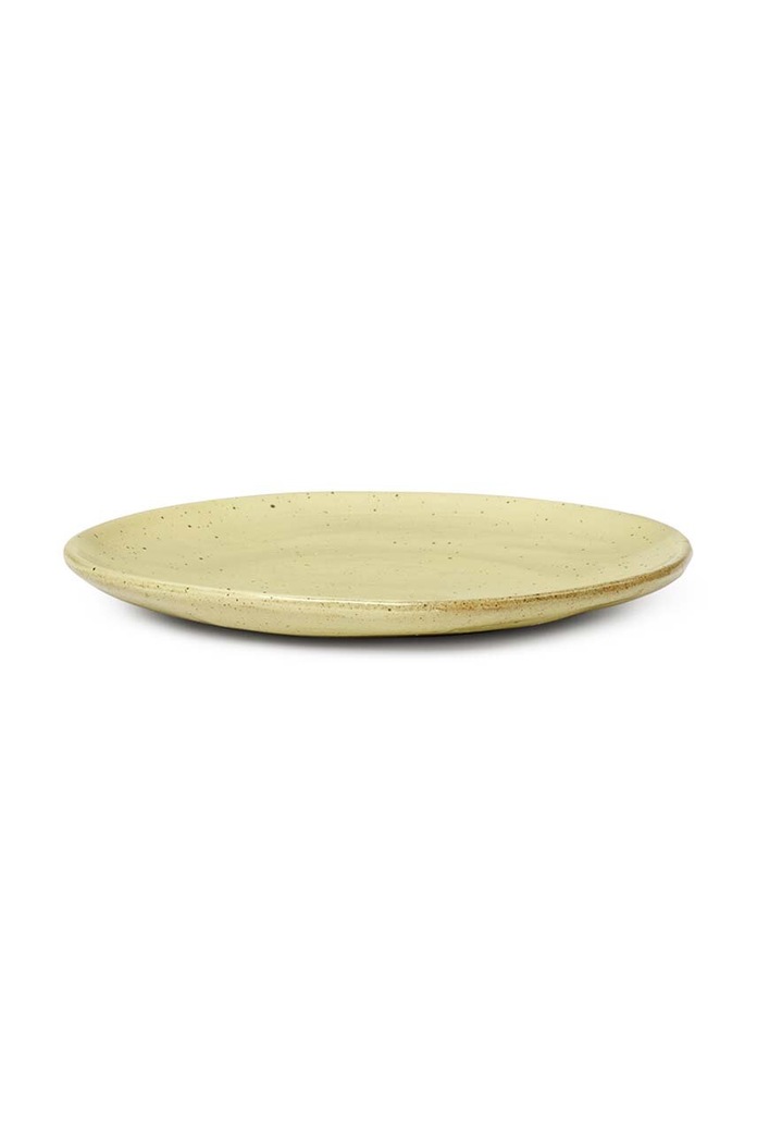 Dezertný tanier ferm LIVING Flow 15 cm žltá 1102472846