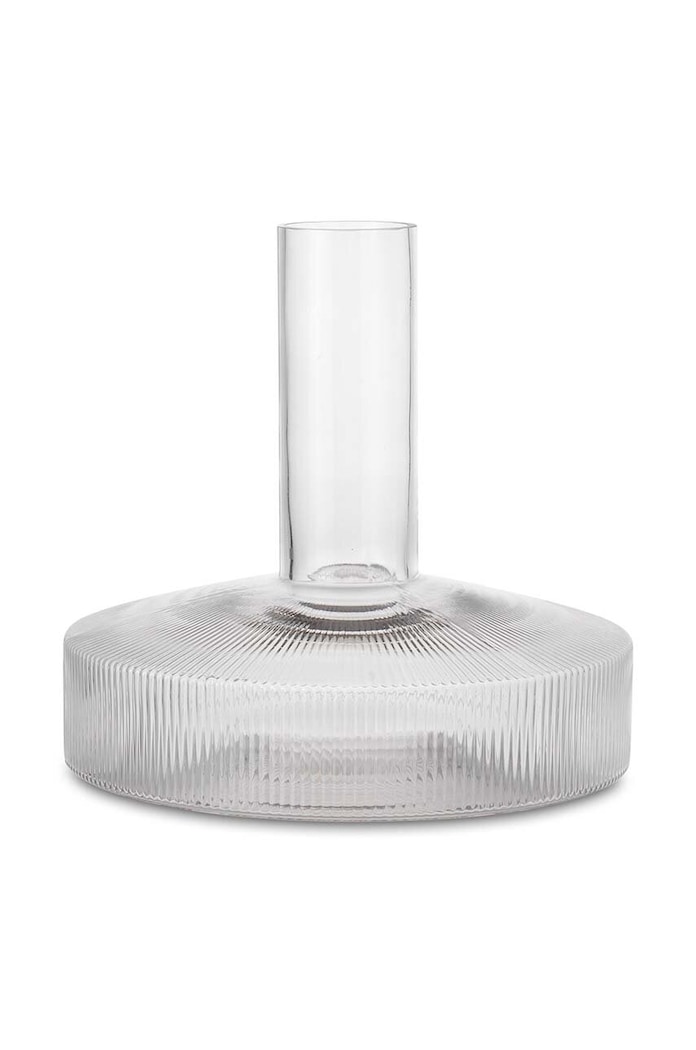 Karafa na víno ferm LIVING Ripple priesvitná 1104268095