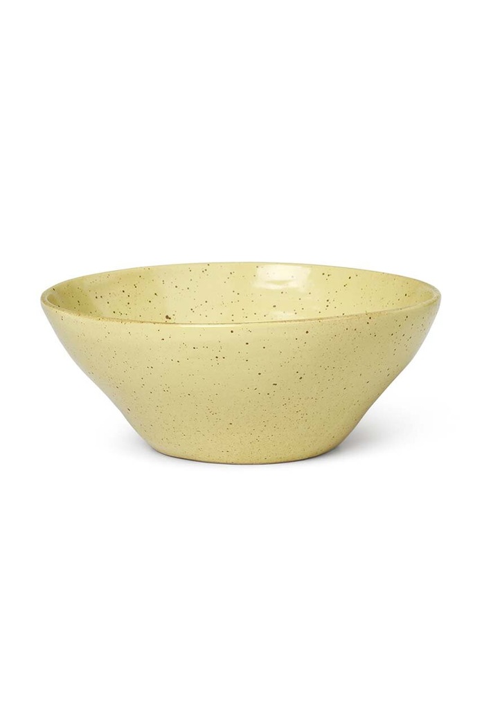Ferm Living miska Flow Bowl żółty 1102372846