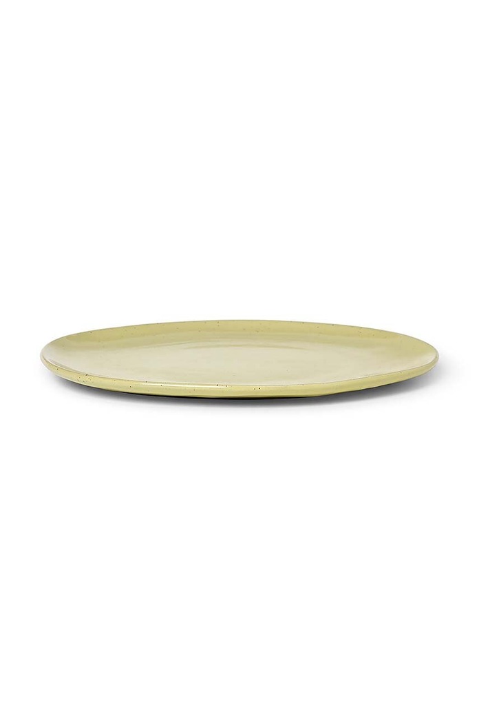 Ferm Living Farfurie Flow Plate galben 1104264578